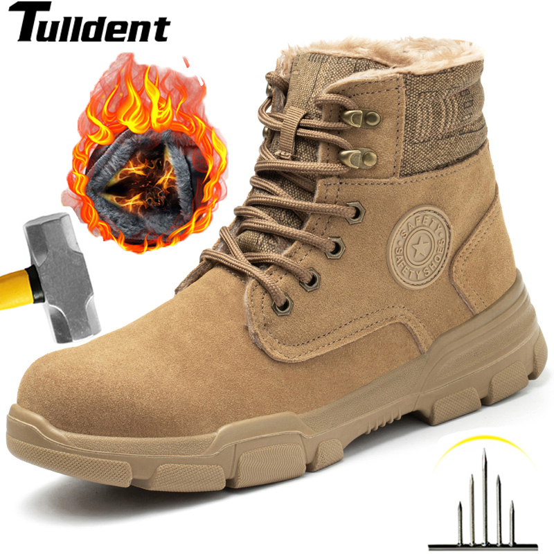 New Winter Boots Men Security Shoes Anti-smash Anti-puncture Work Boots Construction Protective Shoes Steel Toe Safety Shoes, Ka
New Winter Boots Men Security Shoes Anti-smash Anti-puncture Work Boots Construction Protective Shoes Steel Toe Safety Shoes, Ka