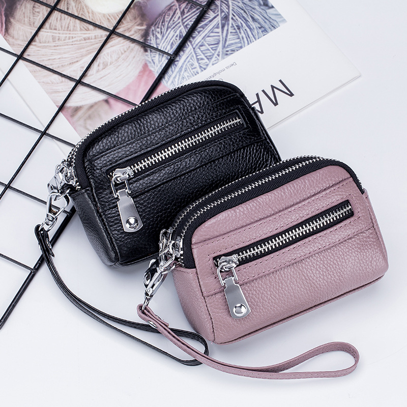 Women Mini Coin Purses Card Holder Cosmetic Lipstick Earphone Bag Double Zip Wallet, Black
Women Mini Coin Purses Card Holder Cosmetic Lipstick Earphone Bag Double Zip Wallet, Black