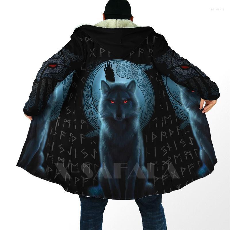Men' Wool & Blends Viking Wolf Dragon Tattoos Cross All Over 3D Printed Thick Warm Hooded Cloak For Men Windproof Fleece Unisex Casual-9 Ne, D374
Men' Wool & Blends Viking Wolf Dragon Tattoos Cross All Over 3D Printed Thick Warm Hooded Cloak For Men Windproof Fleece Unisex Casual-9 Ne, D374
