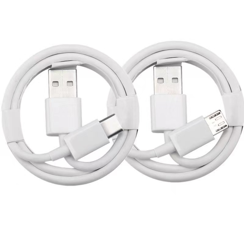 7th Original OEM quality Cables 1m/3ft 2M/6ft Micro USB type c Data Sync Charge Cable With Retail box, White
7th Original OEM quality Cables 1m/3ft 2M/6ft Micro USB type c Data Sync Charge Cable With Retail box, White
