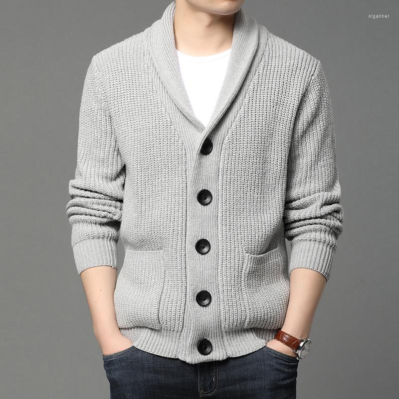Men's Sweaters High Quality Autumn Winter Cardigan Men Thick Knitted Solid Sweater Jakcet Fashion Turn Down Collar Single Breasted MenMen's, Light grey
Men's Sweaters High Quality Autumn Winter Cardigan Men Thick Knitted Solid Sweater Jakcet Fashion Turn Down Collar Single Breasted MenMen's, Light grey
