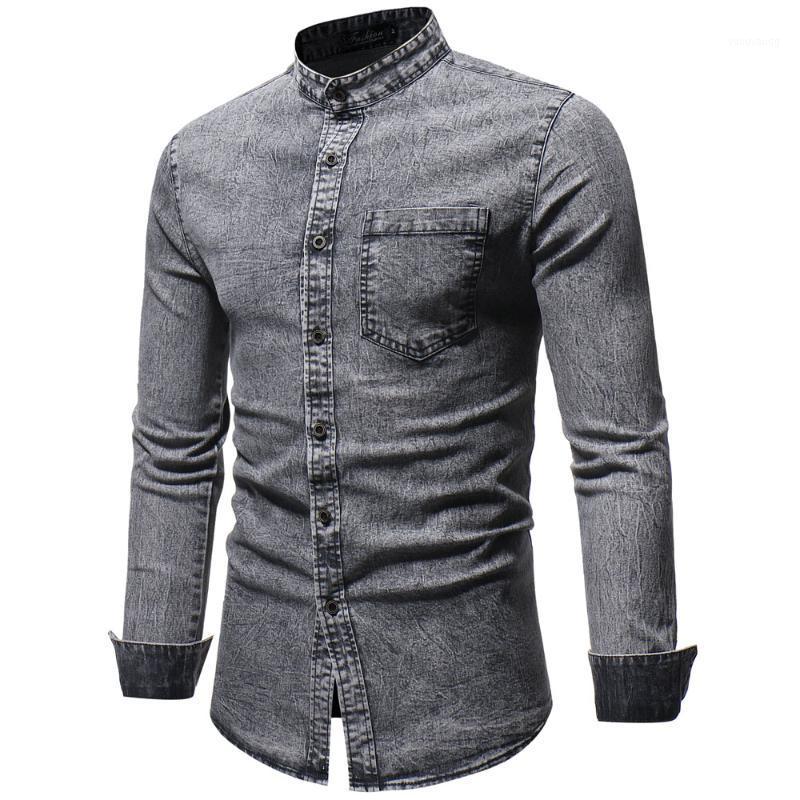 Denim Shirt Men 2022 Brand Long Sleeve Casual Retro Slim Fit Solid Color Wash Plus Size Men's Clothing Black Blue Shirts, Black shirt
Denim Shirt Men 2022 Brand Long Sleeve Casual Retro Slim Fit Solid Color Wash Plus Size Men's Clothing Black Blue Shirts, Black shirt