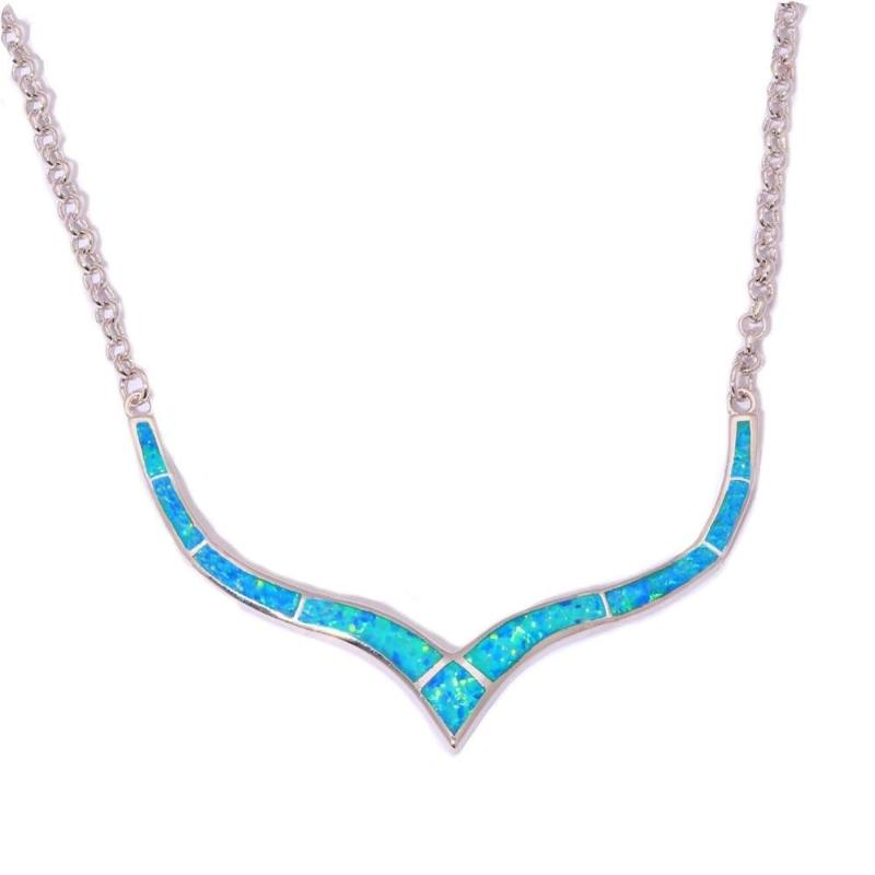 Pendant Necklaces Vintage Ocean Blue Fire Opal Silver Plated Initial Letter V Chain Necklace Women Boho Jewelry Mothers Day GiftPendant
Pendant Necklaces Vintage Ocean Blue Fire Opal Silver Plated Initial Letter V Chain Necklace Women Boho Jewelry Mothers Day GiftPendant