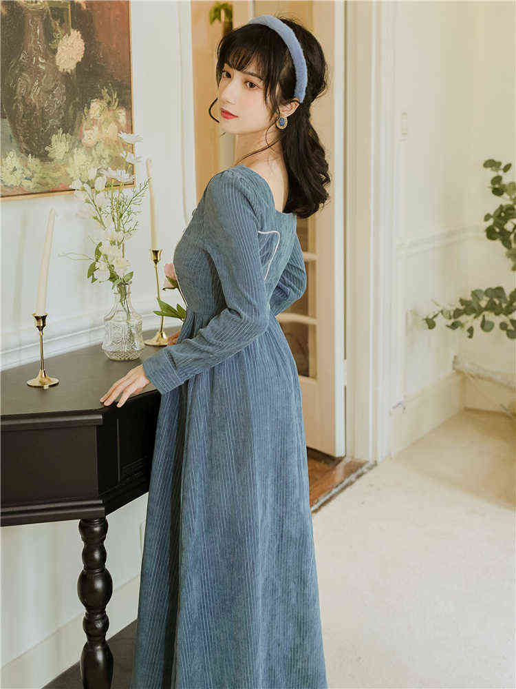 Autumn Long Sleeves Maternity Corduroy Breastfeeding Dress Postpartum Woman Zip Breastfeeding Dress Office Lady Clothes Nursing J220628