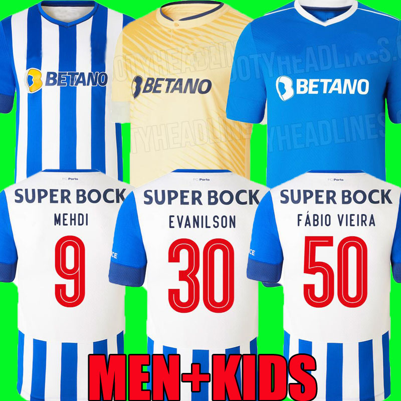 21 22 23 FC Porto CAMPEOES 30 soccer jerseys 2022 2023 Fabio Vieira camisa de futebol Otavio Evanilson MATHEUS MEHDI Conceicao Maillots men kids kit football shirt top, 22/23 home
21 22 23 FC Porto CAMPEOES 30 soccer jerseys 2022 2023 Fabio Vieira camisa de futebol Otavio Evanilson MATHEUS MEHDI Conceicao Maillots men kids kit football shirt top, 22/23 home