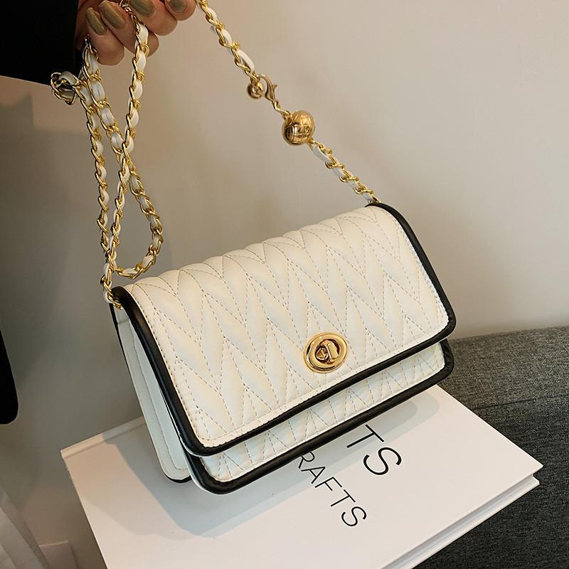 Evening Bags Shoulder Bag Messenger Chain Fashion Small Female 2022 Simple Texture Square BagEvening, White
Evening Bags Shoulder Bag Messenger Chain Fashion Small Female 2022 Simple Texture Square BagEvening, White