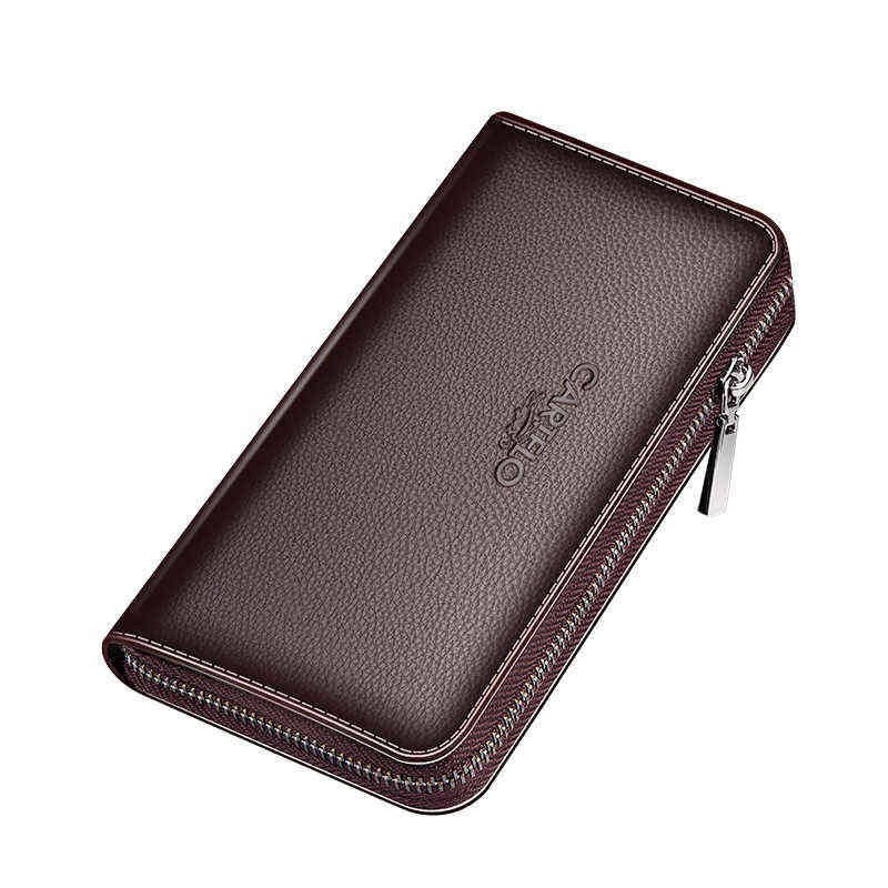 Men Clutch Bag Large Capacity Wallets Zipper Cell Phone Pocket High Quality Multifunction Wallet for Billetera, Coffee
Men Clutch Bag Large Capacity Wallets Zipper Cell Phone Pocket High Quality Multifunction Wallet for Billetera, Coffee