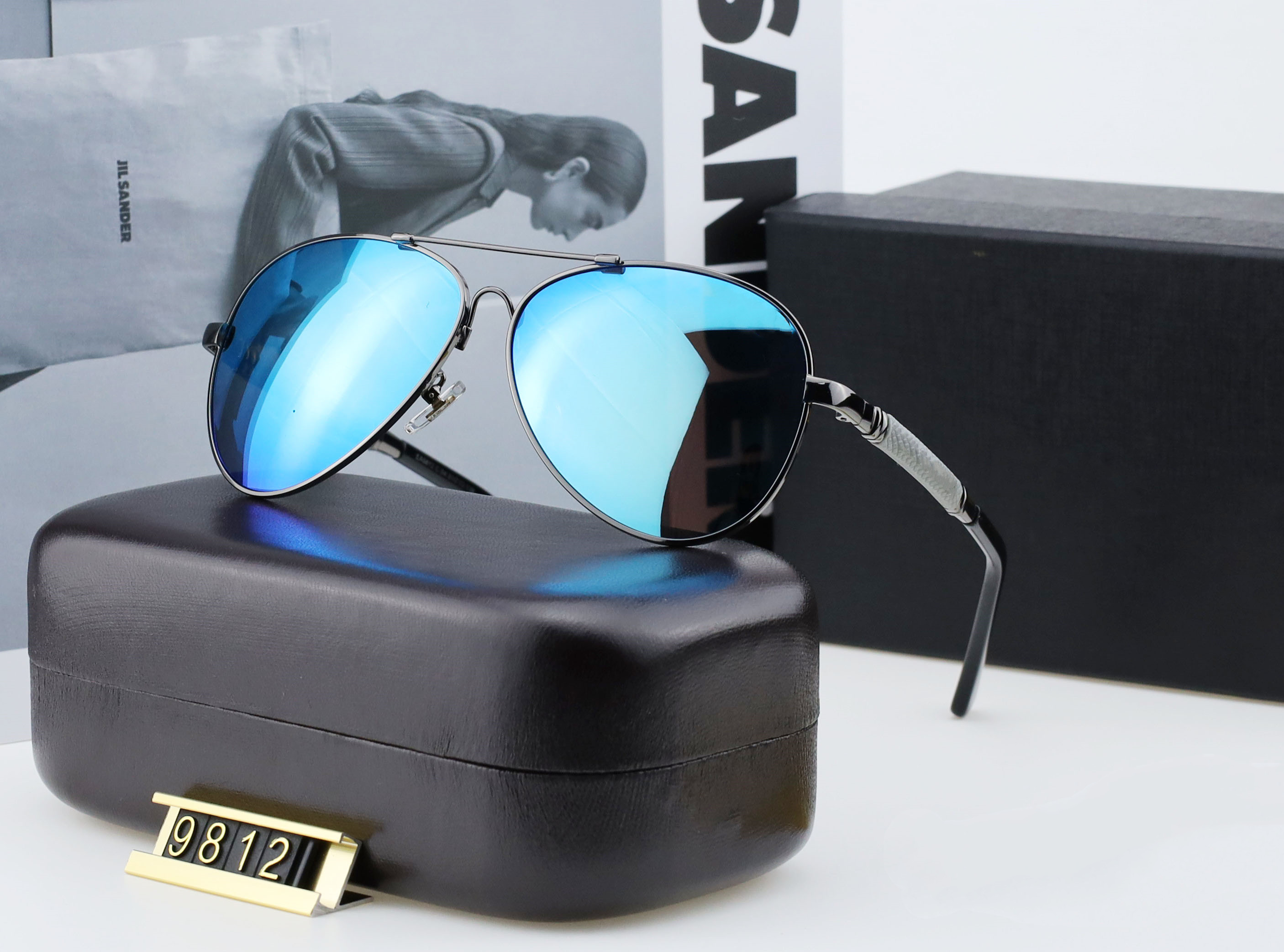 Sunglasses Men Driving Bla Pilot Metal frame classic Polarization brand Men 9812 Ah outdoor sunglasses
Sunglasses Men Driving Bla Pilot Metal frame classic Polarization brand Men 9812 Ah outdoor sunglasses