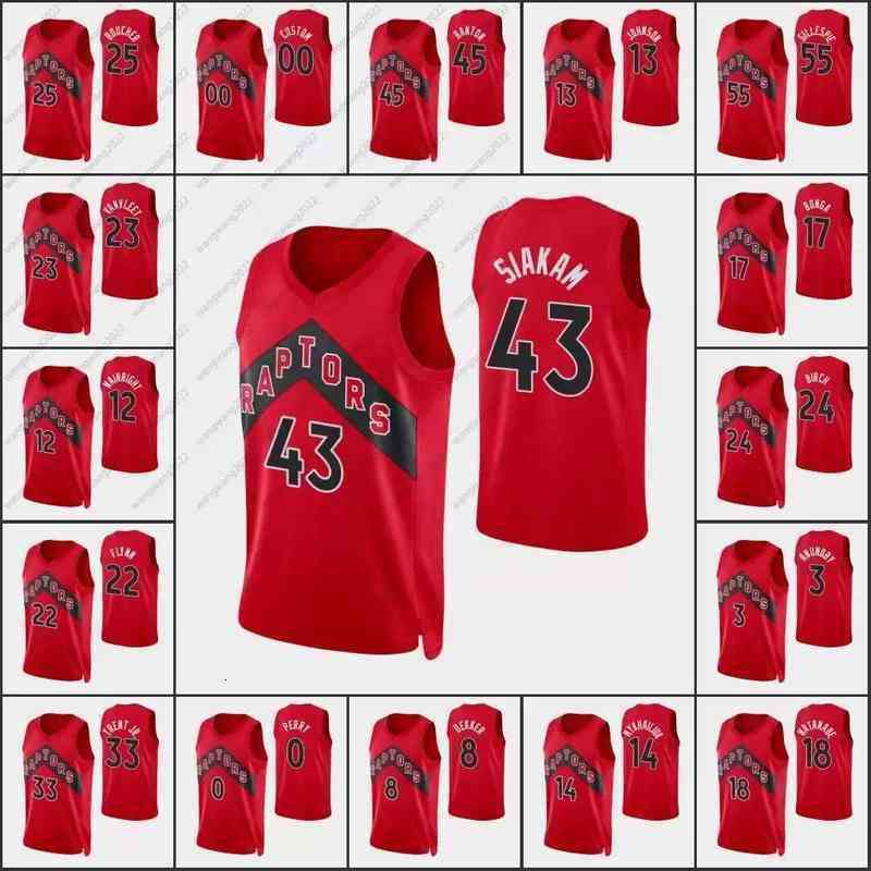 Basketball Jersey Pascal Siakam Fred VanVleet Khem Birch Gary Trent Jr. OG Anunoby 2021-22 75th Anniversary Custom Red Jerseys 2021 size S-X, Color5
Basketball Jersey Pascal Siakam Fred VanVleet Khem Birch Gary Trent Jr. OG Anunoby 2021-22 75th Anniversary Custom Red Jerseys 2021 size S-X, Color5