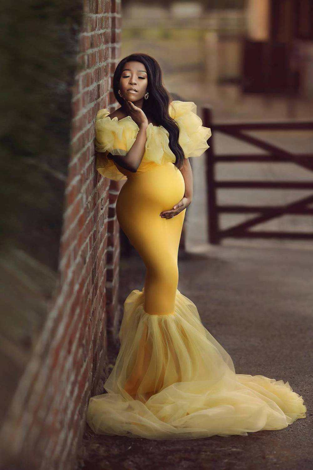 Pregnant Sleepwear Women Pajam Robe Sexy Nightgown Sexy Off Shoulder Short Sleeves Tulle Bathrobe Mesh Prom Bridesmaid Shawl