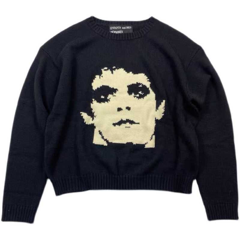 rich fashion second melancholy erds generation archive lou reed head disappeared wool short sweater Yang men, Black / black
rich fashion second melancholy erds generation archive lou reed head disappeared wool short sweater Yang men, Black / black
