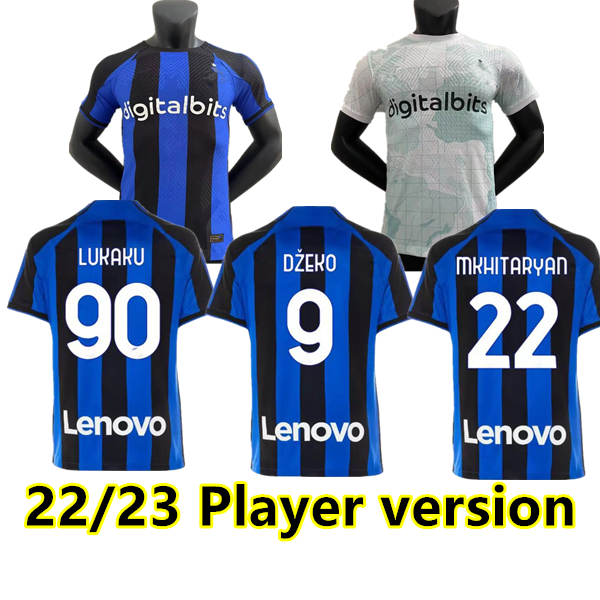 Player version 2022 2023 LUKAKU soccer jerseys Inter Milans CORREA DZEKO BARELLA LAUTARO SKRINIAR DE VRIJ 22 23 football shirt uniforms kit sets 999 BROZOVIC, 22/23 home
Player version 2022 2023 LUKAKU soccer jerseys Inter Milans CORREA DZEKO BARELLA LAUTARO SKRINIAR DE VRIJ 22 23 football shirt uniforms kit sets 999 BROZOVIC, 22/23 home
