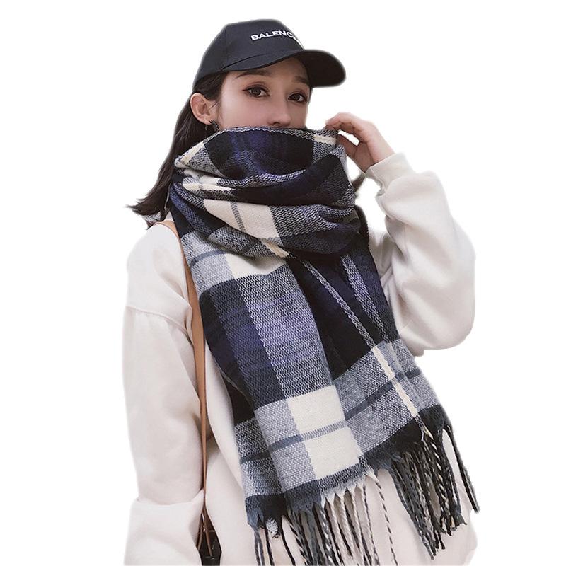 Berets Female Scarf Plaid Autumn And Winter Korean Version Of Wild Cashmere Tassel Shawl Thick Warm
Berets Female Scarf Plaid Autumn And Winter Korean Version Of Wild Cashmere Tassel Shawl Thick Warm