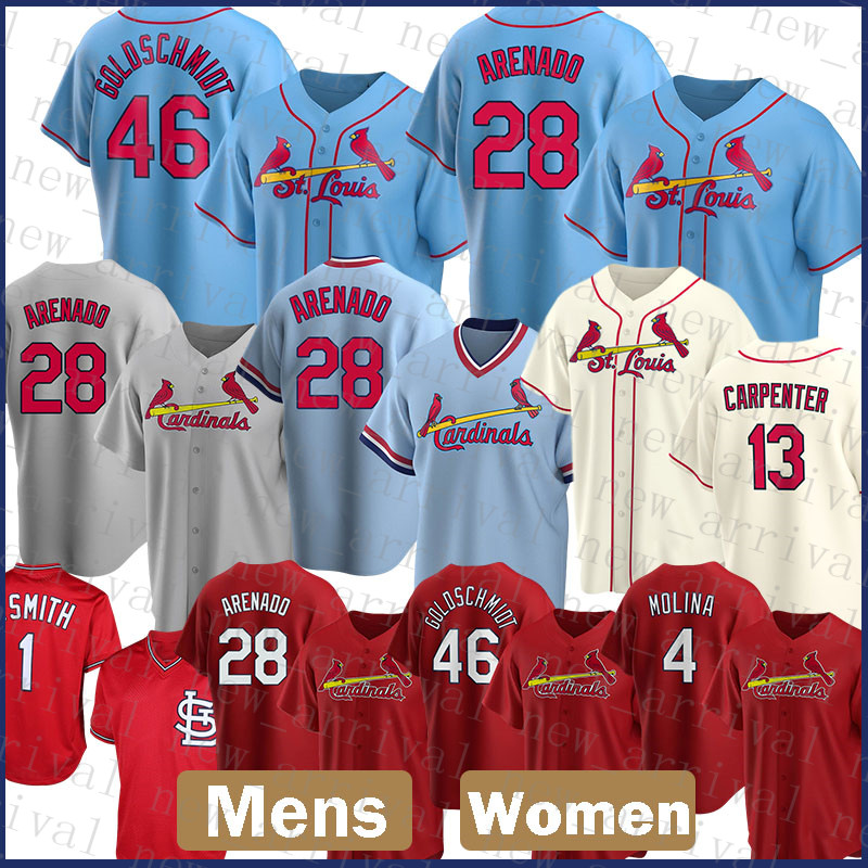 Women Cardinal Baseball Jersey 28 Nolan Arenado Custom 46 Paul Goldschmidt 4 Yadier Molina 13 Matt Carpenter 1 Ozzie Smith, Custom(hongque
Women Cardinal Baseball Jersey 28 Nolan Arenado Custom 46 Paul Goldschmidt 4 Yadier Molina 13 Matt Carpenter 1 Ozzie Smith, Custom(hongque