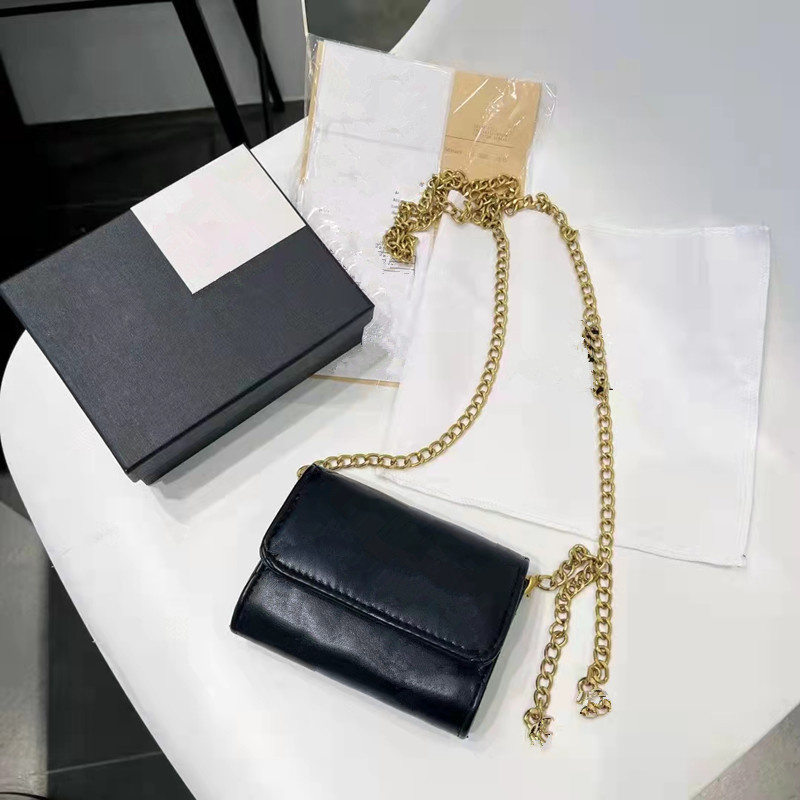 Designers Classic mini size womens chain wallets with box handbags purses bags men shoulder crossbody bag, Black
Designers Classic mini size womens chain wallets with box handbags purses bags men shoulder crossbody bag, Black
