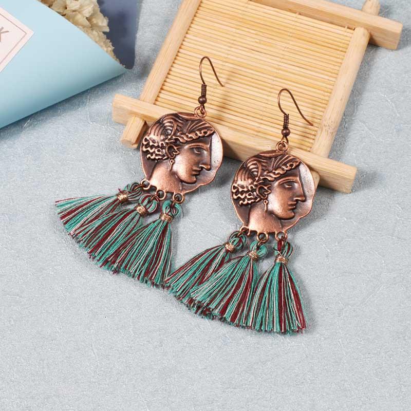 Dangle & Chandelier Ethnic Tassel Drop Earrings For Women Face Metal Style Brincos 2022 Arrival Bohemia Jewelry Bijoux HY-6720-1Dangle Dangl
Dangle & Chandelier Ethnic Tassel Drop Earrings For Women Face Metal Style Brincos 2022 Arrival Bohemia Jewelry Bijoux HY-6720-1Dangle Dangl
