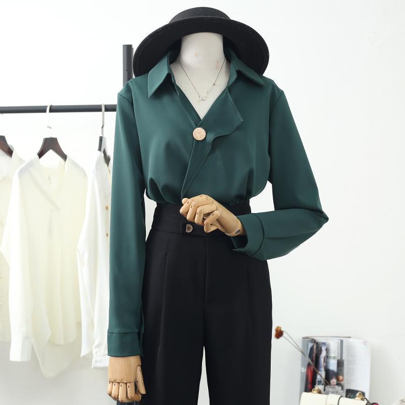 Women' Blouses & Shirts Shirt Female Design Sense Niche Wild Style Long-sleeved Professional Chiffon White Light Top V-neck Foreign Blouse, Black
Women' Blouses & Shirts Shirt Female Design Sense Niche Wild Style Long-sleeved Professional Chiffon White Light Top V-neck Foreign Blouse, Black