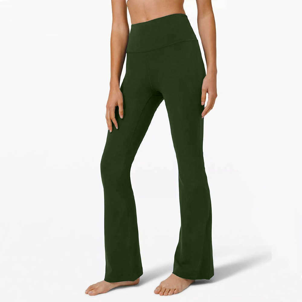 Yoga Outfits Pants Women's Casual Sports Leggings High Waist Hip Lifting Elastic Yoga Clothes Wide Leg Running Dance Workout Fitness Tights