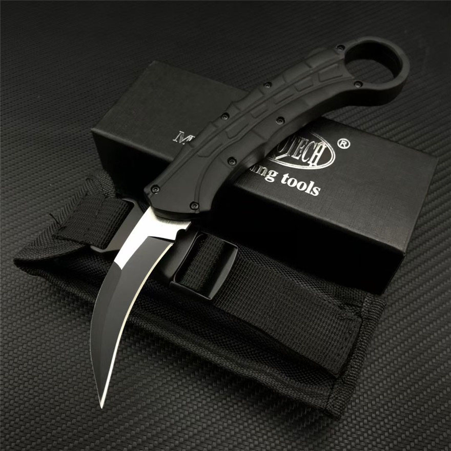 Tops! BM Karambit automatic Bird claw knife 440c blade Alloy handle double action outdoor cold steel camping Self Defense EDC survival AUTO knifes A07 C07 BM42
Tops! BM Karambit automatic Bird claw knife 440c blade Alloy handle double action outdoor cold steel camping Self Defense EDC survival AUTO knifes A07 C07 BM42