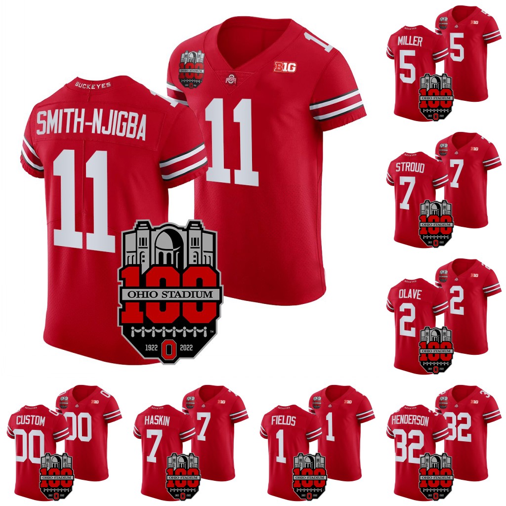 Jaxon Smith-Njigba Ohio State Buckeyes 1922-2022 Elite Football 100th Year Stadium Anniversary Jersey C.J. Stroud TreVeyon Henderson Justin Fields Troy Smith, Youth s-xl
Jaxon Smith-Njigba Ohio State Buckeyes 1922-2022 Elite Football 100th Year Stadium Anniversary Jersey C.J. Stroud TreVeyon Henderson Justin Fields Troy Smith, Youth s-xl