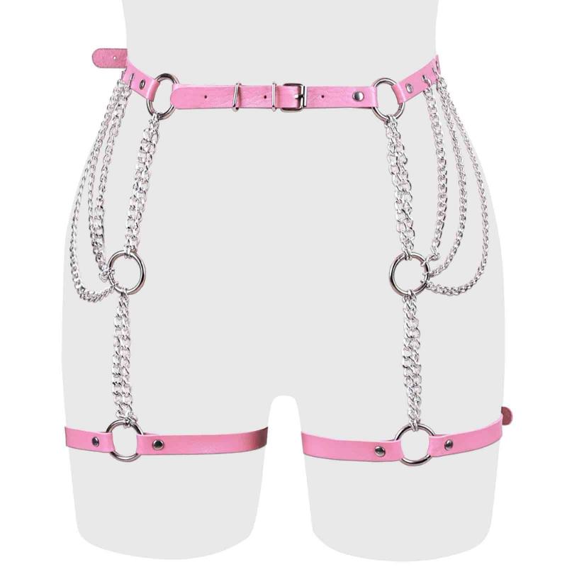Belts Harajuku Body Belt Suspenders Waist Lingerie Punk Sexy Leg Bondage Goth Garter Straps Stockings Women HarnessBelts, Black
Belts Harajuku Body Belt Suspenders Waist Lingerie Punk Sexy Leg Bondage Goth Garter Straps Stockings Women HarnessBelts, Black