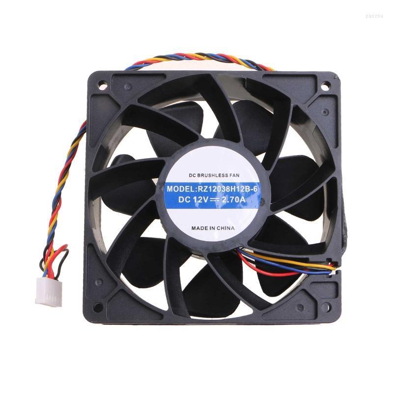 Fans & Coolings 12cm 6000rpm Mining High Speed CFM Airflow Cooling Fan RZ12038H12B For M30 M31S 120x120x38 Mm DC 12V 6-Pin Dual BallFans
Fans & Coolings 12cm 6000rpm Mining High Speed CFM Airflow Cooling Fan RZ12038H12B For M30 M31S 120x120x38 Mm DC 12V 6-Pin Dual BallFans