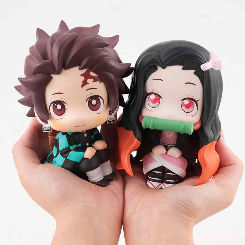 Anime action figures kimetsu no yaiba, 2 pieces, mh look, demon slayer, kamado tanjirou nezuko, toy doll, 6cm, 6cm no retail box
Anime action figures kimetsu no yaiba, 2 pieces, mh look, demon slayer, kamado tanjirou nezuko, toy doll, 6cm, 6cm no retail box