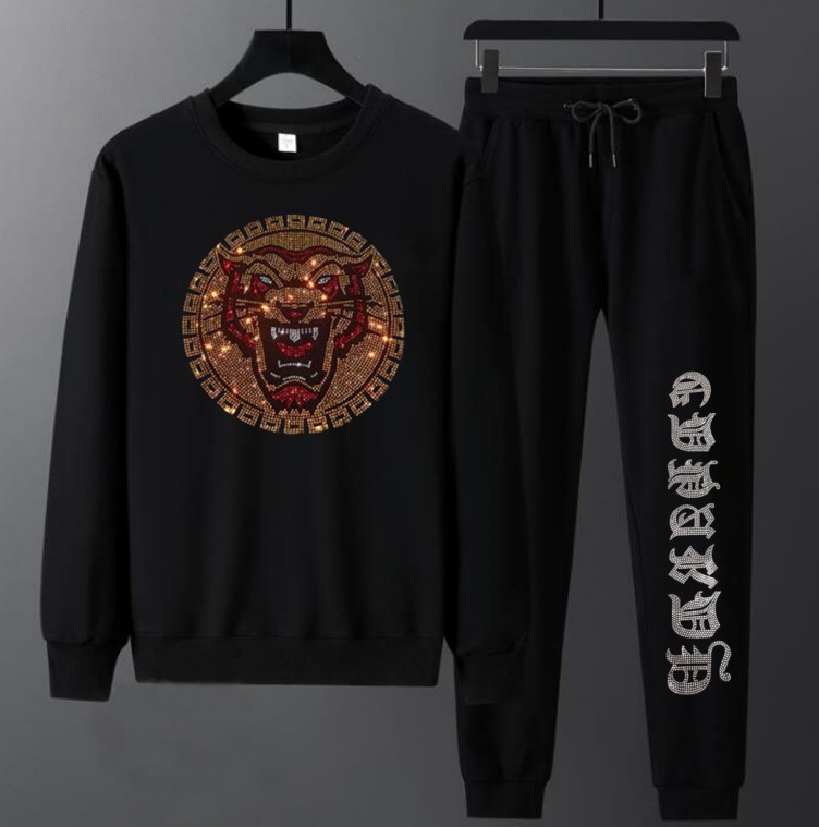 Winter soft slim wear man's tracksuit rhinestone new brand hip hop street wear, As shown
Winter soft slim wear man's tracksuit rhinestone new brand hip hop street wear, As shown