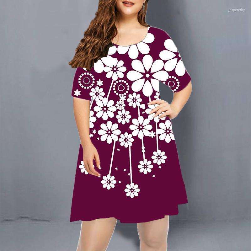 Plus Size Dresses Vestidos 2022 Woman Vintage Floral Dress Summer O-Neck Short Sleeve Casual Loose A-Line -6XL Women Clothing Jasp22, Huang lyq-4
Plus Size Dresses Vestidos 2022 Woman Vintage Floral Dress Summer O-Neck Short Sleeve Casual Loose A-Line -6XL Women Clothing Jasp22, Huang lyq-4