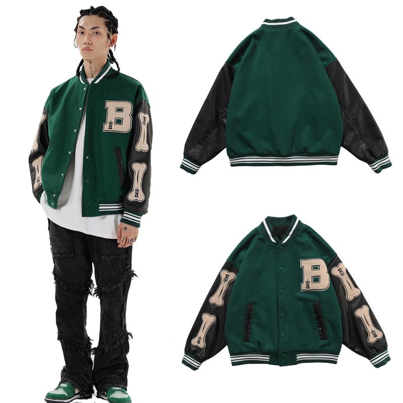 Men's Jackets 100% Polyester Shell Varsity Men Women Jacket Patchwork Mens Harajuku Streetwear Bomber Baseball Coats Unisex, Black;brown
Men's Jackets 100% Polyester Shell Varsity Men Women Jacket Patchwork Mens Harajuku Streetwear Bomber Baseball Coats Unisex, Black;brown