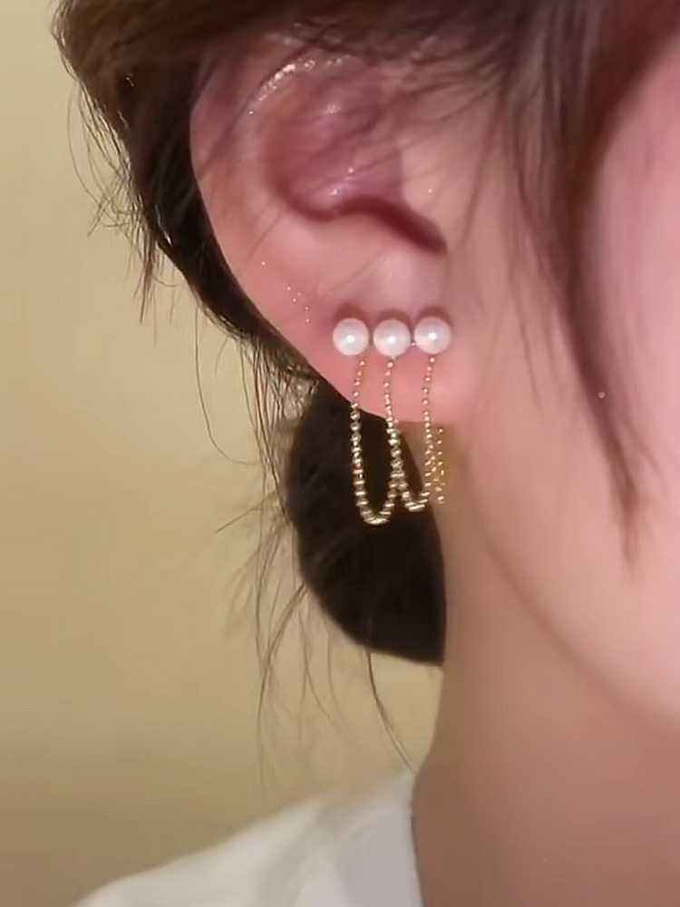 Dangle & Chandelier Fashion Chic Pearl Chain Earrings For Women Korean Style 2022 Front And Back Design Earings Jewelry WholesaleDangle
Dangle & Chandelier Fashion Chic Pearl Chain Earrings For Women Korean Style 2022 Front And Back Design Earings Jewelry WholesaleDangle