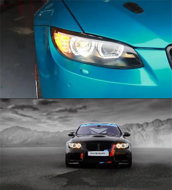 Automobile front Light For BMW E93 2006-12 Headlight Assembly E92 330I 335I LED Bifocal Lens High Beam Lamp Running Lights