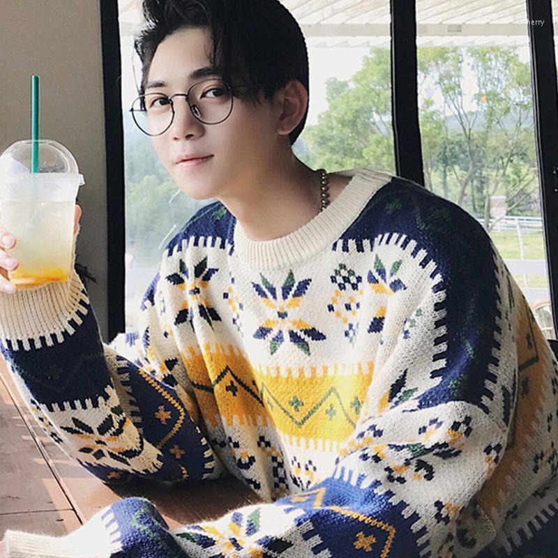 Men's Sweaters Autumn And Winter Korean Literary Round Neck National Style Sweater Men's Youth Student Versatile Warm Coat SweaterMen's, Yellow
Men's Sweaters Autumn And Winter Korean Literary Round Neck National Style Sweater Men's Youth Student Versatile Warm Coat SweaterMen's, Yellow