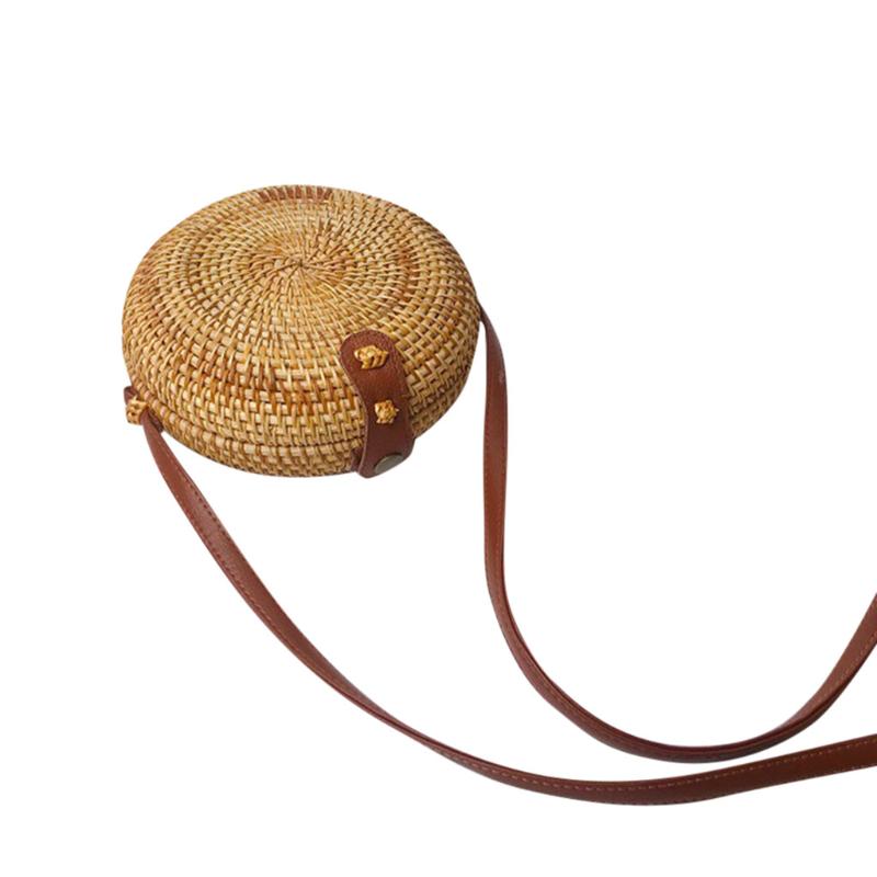Evening Bags Round Crossbody Bag Circle Handwoven Rattan Beach Straw Retro Leather Underarm ShoulderEvening, Brown
Evening Bags Round Crossbody Bag Circle Handwoven Rattan Beach Straw Retro Leather Underarm ShoulderEvening, Brown