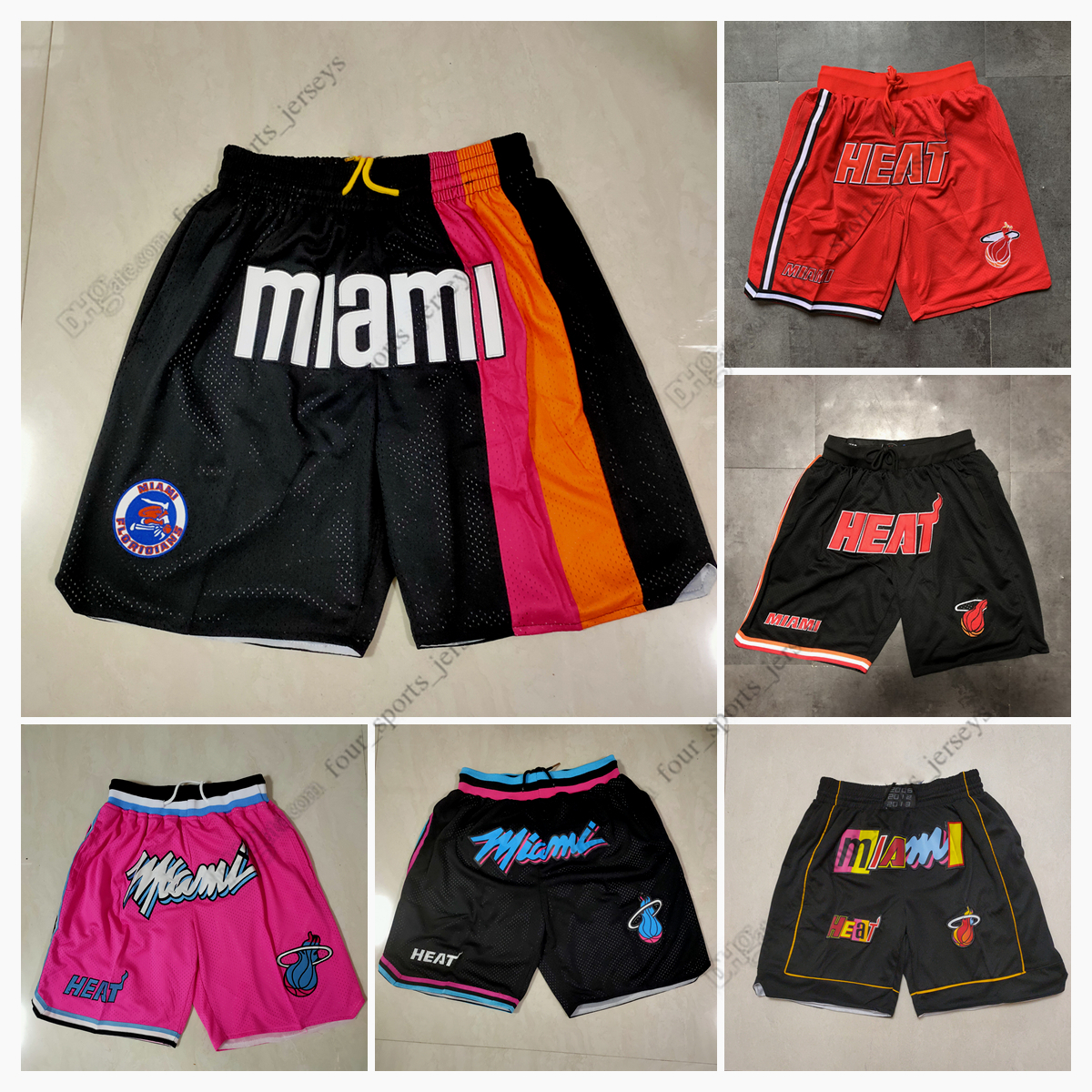 Miami''Heat''Men Basketball Shorts JUST DON Stitched Mitchell and Ness With Pocket Zipper Sweatpants Mesh Retro Sport PANTS S-2XL
Miami''Heat''Men Basketball Shorts JUST DON Stitched Mitchell and Ness With Pocket Zipper Sweatpants Mesh Retro Sport PANTS S-2XL