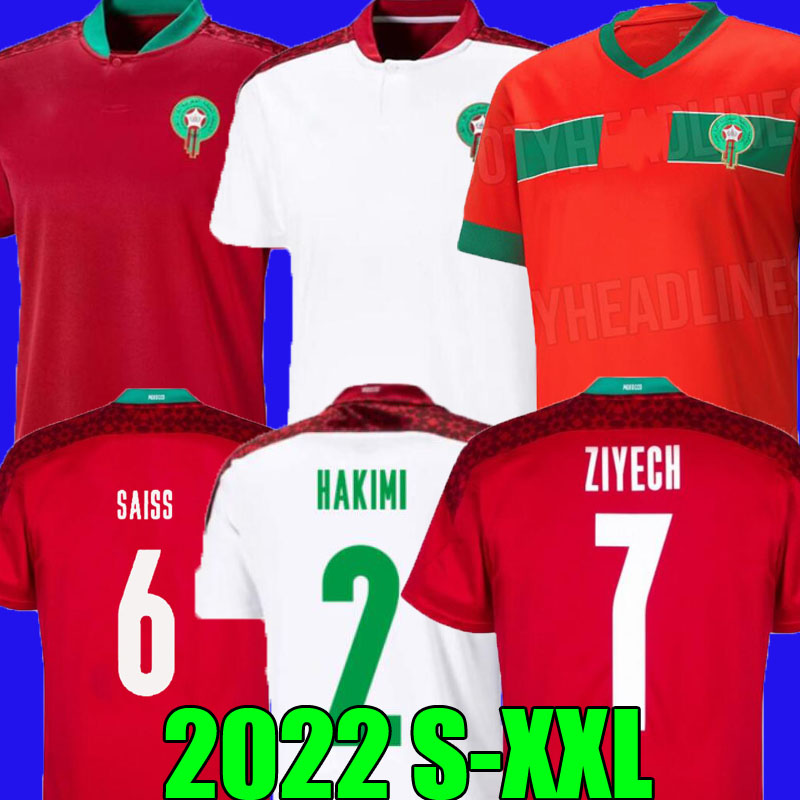 2022 2023 Morocco Soccer Jerseys HAKIMI ZIYECH National Team Mens 22 23 Special Edition Home Red Away Boufal SAISS EL- ARABI FAJR EN-NESYRI Mazraoui Football Shirt, Morocco home+patch 1
2022 2023 Morocco Soccer Jerseys HAKIMI ZIYECH National Team Mens 22 23 Special Edition Home Red Away Boufal SAISS EL- ARABI FAJR EN-NESYRI Mazraoui Football Shirt, Morocco home+patch 1