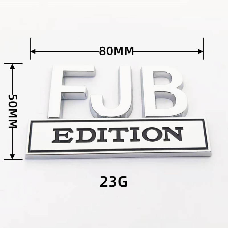 3D Metal Alphabet Fender Car Sticker Plating letters Badge "Edition "Logo Emblem Automobiles Exterior Decor