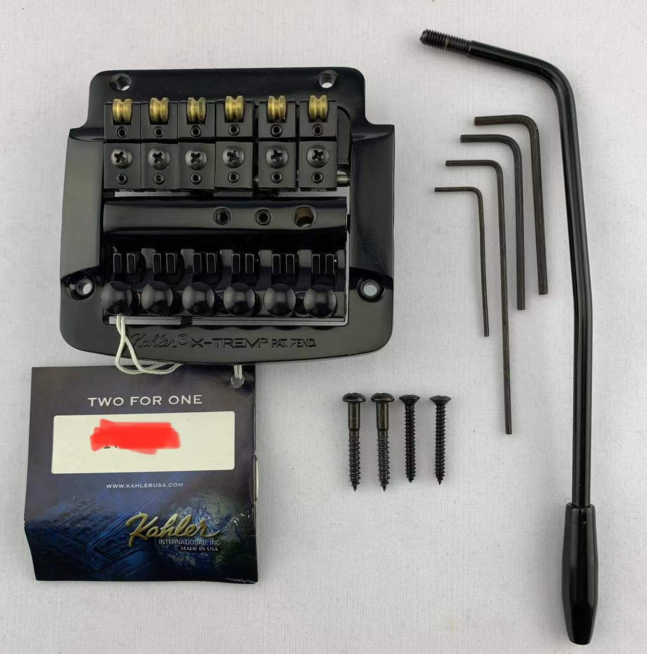 Guitar Pickups Original Kahler 4300 Tremolo BlackChrome Color For 6 Strings Electric Guitars Accessories Musical Discount L019