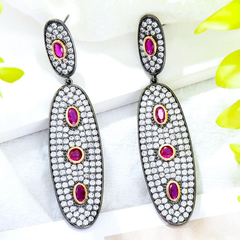 Dangle & Chandelier GODKI Red Carpet Green Rose Flower Earring For Women Wedding Full Micro Cubic Zircon High Jewelry Dubai Bridal
Dangle & Chandelier GODKI Red Carpet Green Rose Flower Earring For Women Wedding Full Micro Cubic Zircon High Jewelry Dubai Bridal