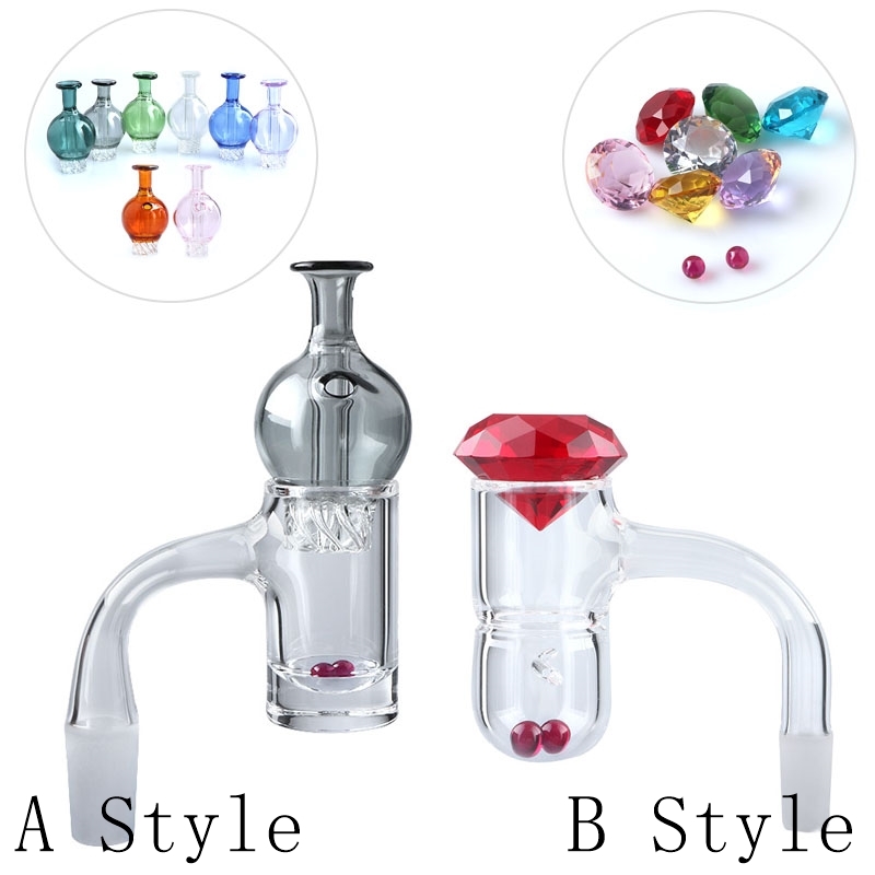 Full Weld Thick Round Bottom Smoking Quartz banger Splash Guard Beveled Edge Nail with 2pcs Tourbillon/ Spinning Air Holes for Glass Water Bong Dab Rigs
Full Weld Thick Round Bottom Smoking Quartz banger Splash Guard Beveled Edge Nail with 2pcs Tourbillon/ Spinning Air Holes for Glass Water Bong Dab Rigs