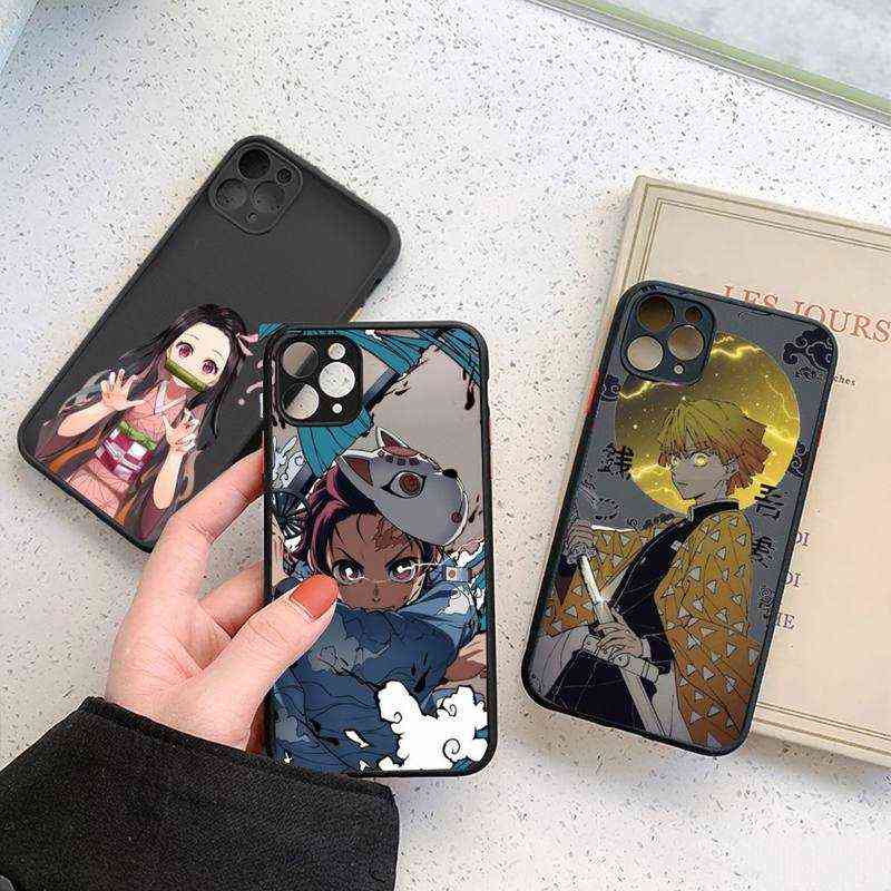 Kimetsu No Yaiba Demon Slayer Anime Phone Cases matte transparent For iphone 7 8 11 12 plus mini x xs xr pro max cover AA220326, A12
Kimetsu No Yaiba Demon Slayer Anime Phone Cases matte transparent For iphone 7 8 11 12 plus mini x xs xr pro max cover AA220326, A12