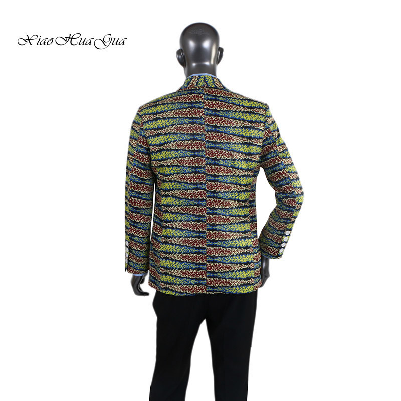 Men Blazer Slim Fit Fancy Blazers Suit Jacket African Men Clothes Blazer Wedding Dress Suit Dashiki Bazin Riche Ankara WYN145 220409