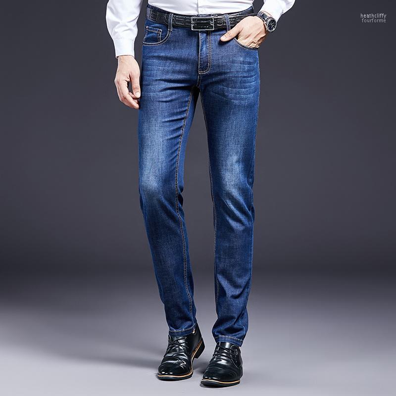 Men's Jeans Spring Summer 2022 Men's Casual Straight Middle-aged And Young People's Loose Elastic Solid Color Long PantsMen's Heat22, Blue
Men's Jeans Spring Summer 2022 Men's Casual Straight Middle-aged And Young People's Loose Elastic Solid Color Long PantsMen's Heat22, Blue