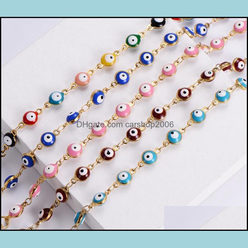 Charm Bracelets Jewelry Evil Eye Chain Bracelet For Women Classic Stainless Steel Wrap Bangle Fashion Gift Drop Delivery 2021 Vkajg
Charm Bracelets Jewelry Evil Eye Chain Bracelet For Women Classic Stainless Steel Wrap Bangle Fashion Gift Drop Delivery 2021 Vkajg