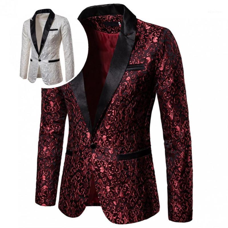 Men' Suits & Blazers Temperament Casual Handsome Slim Suit Jacket Outwear Men Blazer Turndown Collar For Dating, White
Men' Suits & Blazers Temperament Casual Handsome Slim Suit Jacket Outwear Men Blazer Turndown Collar For Dating, White