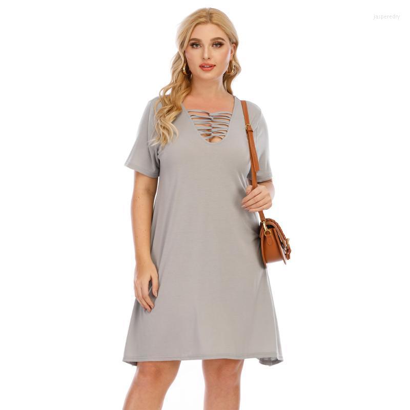 Plus Size Dresses 2022 Women Dress Solid Grey Short Sleeve Larges Big Plussize O-neck Clothes Clothing Casual Wear For Female Suits Jasp22, 200329
Plus Size Dresses 2022 Women Dress Solid Grey Short Sleeve Larges Big Plussize O-neck Clothes Clothing Casual Wear For Female Suits Jasp22, 200329