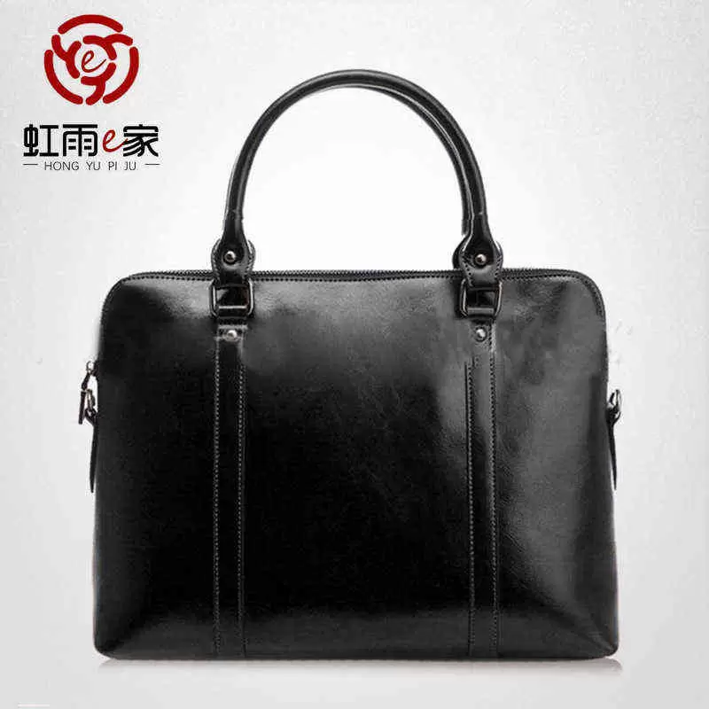 Briefcases Leather Simple Cross Carrying Large Capacity Busin's Bag Lady's Briefcase 14 Inch Laptop Bag 
Briefcases Leather Simple Cross Carrying Large Capacity Busin's Bag Lady's Briefcase 14 Inch Laptop Bag