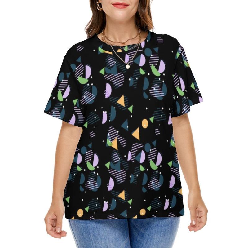 Women's Plus Size T-Shirt Hip Geometric Modern Abstract Print T Shirts Street Fashion Tshirt Women Beach Graphic Clothes 5XL 6XLWomen's, Style-8
Women's Plus Size T-Shirt Hip Geometric Modern Abstract Print T Shirts Street Fashion Tshirt Women Beach Graphic Clothes 5XL 6XLWomen's, Style-8