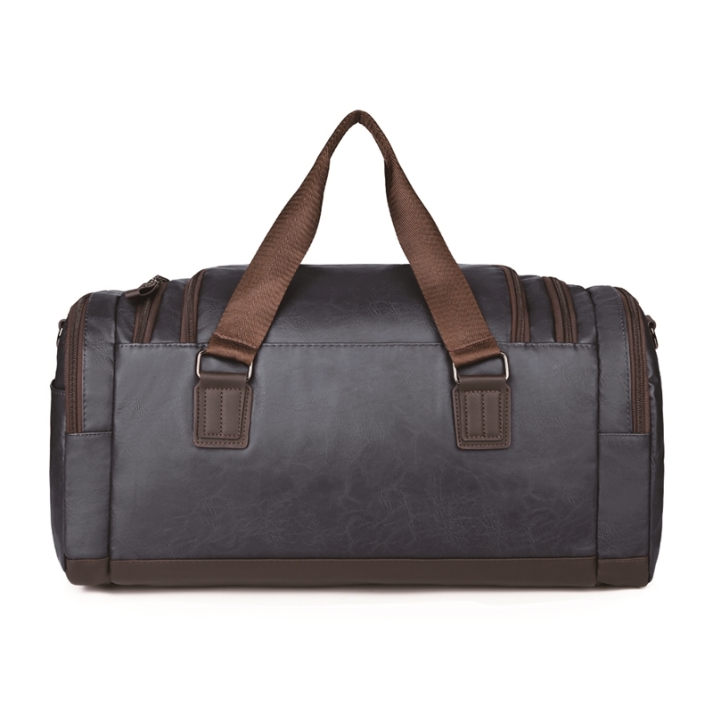 Luxury PU Leather Travel Bag Outdoor Women Duffle Bags Men Waterproof Gym for Weekend Drop 220509