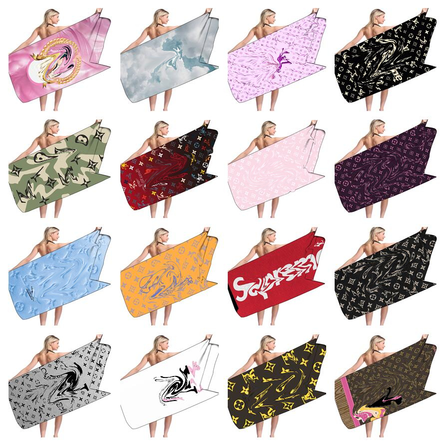 Designer Beach Towel Fashion Letter L G Printed Old Flower Women Home Bathtowel Wholesale Microfiber Girl Long Bath Towels Gift, As picture
Designer Beach Towel Fashion Letter L G Printed Old Flower Women Home Bathtowel Wholesale Microfiber Girl Long Bath Towels Gift, As picture